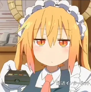 💥 emoji 𓄼 Tohru Kobayashi 𑂻𑂴 @nicoyazawaa 𖥻 Telegram sticker 8 of 30