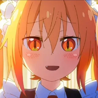 💥 emoji 𓄼 Tohru Kobayashi 𑂻𑂴 @nicoyazawaa 𖥻 Telegram sticker 14 of 30