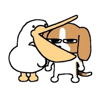 😐 emoji 鹈鹕小河 更多贴纸 @riridoafflinks Telegram sticker 17 of 47