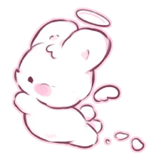 🐇 emoji 𖥻 ִ @chutespwie ▾ @bunniekooko ﹗֊  ꗃ   𓊔 Telegram sticker 9 of 41