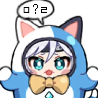 🤨 emoji Fluffy GC Telegram sticker 5 of 10