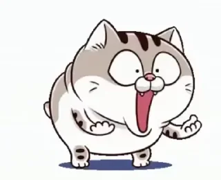 😱 emoji Ami fat Cat 😸 { @Lucky_kaif05 Telegram sticker 5 of 38