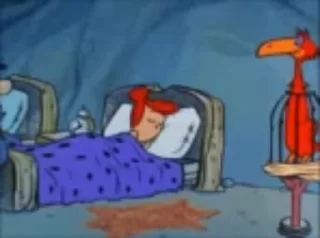 Sticker from 90s cartoon