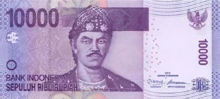 Sticker from money