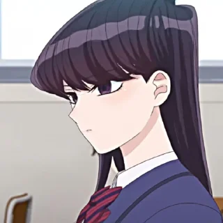 🍀 emoji Komi Shouko @BakeryPack Telegram sticker 15 of 40