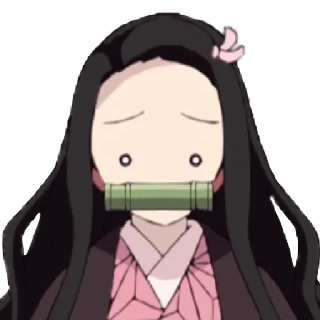 😒 emoji My anime life Telegram sticker 22 of 64