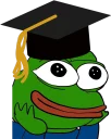 🎓 emoji Pepe Telegram sticker 23 of 59