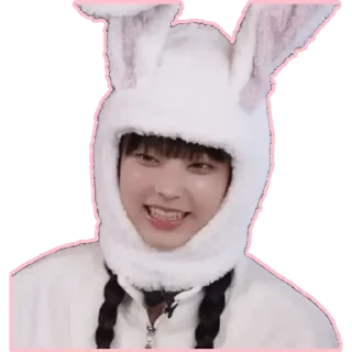 😁 emoji Haerin❤️ @NJZSTICKER Telegram sticker 16 of 47