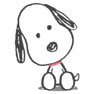 💟 emoji snoopy Telegram sticker 24 of 30