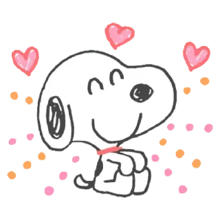 💟 emoji snoopy Telegram sticker 12 of 30
