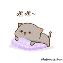 🐈‍⬛ emoji 蜜桃貓1 @fathousechun Telegram sticker 15 of 24