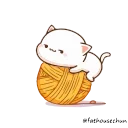 🧶 emoji 蜜桃貓1 @fathousechun Telegram sticker 23 of 24