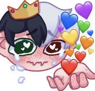 🤍 emoji Ranboo @BlackieDidNotFound Telegram sticker 9 of 60