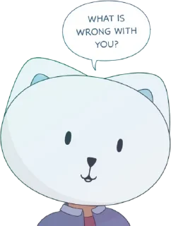 🤨 emoji Everything is Fine @AnimeLibrary_Stickers Telegram sticker 6 of 39