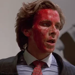 Sticker from American Psycho @moviestickerss