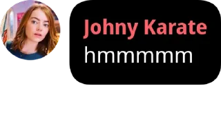 😕 emoji Johny Karate says Telegram sticker 24 of 30