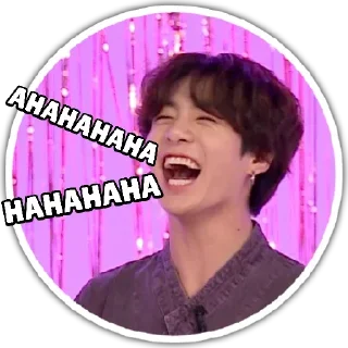 😆 emoji BTS Telegram sticker 7 of 100