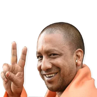 ✌️ emoji @kanishk_memer Yogi pack Telegram sticker 6 of 18
