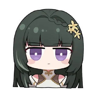😐 emoji Wuthering by @ishigane Telegram sticker 17 of 24