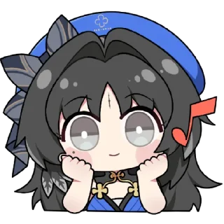😊 emoji Wuthering by @ishigane Telegram sticker 5 of 24