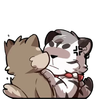 😡 emoji 大萌虎卡卡 Telegram sticker 24 of 32