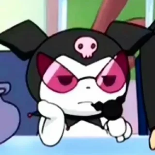 🖤 emoji kuromi 𓆩♡𓆪 @sorakasih Telegram sticker 5 of 35