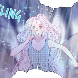 Sticker from Mystique webtoon