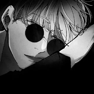 🖤 emoji Dark Anime Boys [ @Cutie_Riya ] Telegram sticker 15 of 35