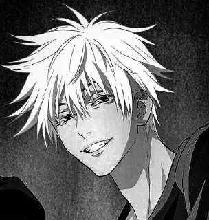 🖤 emoji Dark Anime Boys [ @Cutie_Riya ] Telegram sticker 18 of 35