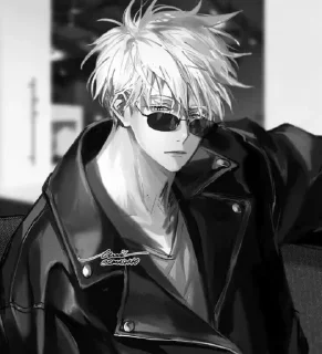 🖤 emoji Dark Anime Boys [ @Cutie_Riya ] Telegram sticker 10 of 35