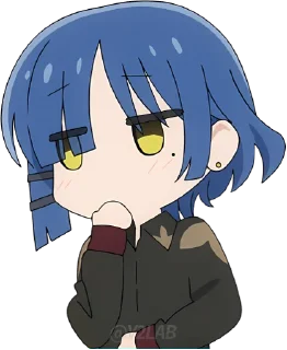 🤭 emoji Bocchi the Rock @Y2LAB Telegram sticker 19 of 53