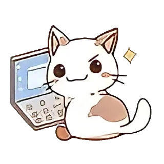 🐾 emoji Nekko @stickers_clan Telegram sticker 9 of 25