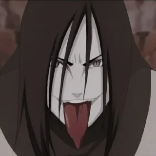 🖤 emoji Orochimaru @stickers_clan Telegram sticker 6 of 39