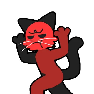 😡 emoji EmojiCat Telegram sticker 8 of 10