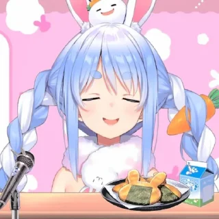 🥕 emoji Pekora ҂ @stikeranimee Telegram sticker 24 of 50