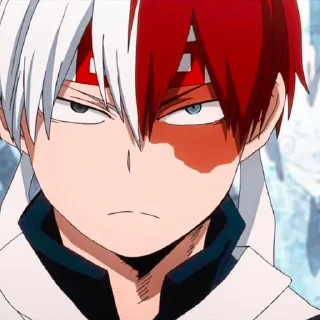 🥢 emoji Todoroki shouto @yorabells Telegram sticker 12 of 35