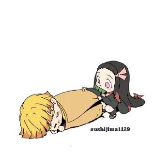 😴 emoji Chibi Telegram sticker 17 of 65