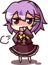 😏 emoji Chibi Telegram sticker 10 of 119