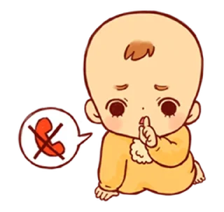 🤫 emoji pettibebe | @cutestickers4you Telegram sticker 22 of 32