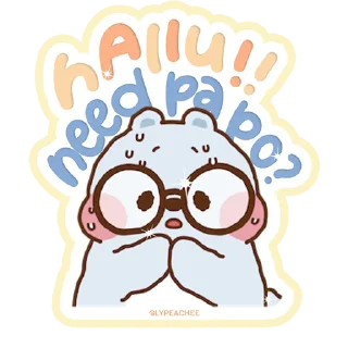 🐻 emoji para kay @lypeachee • 出来 Telegram sticker 9 of 21