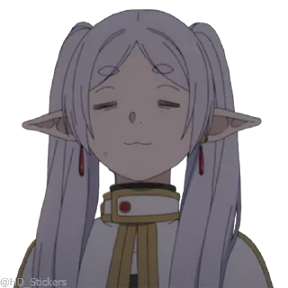 😅 emoji @HD_Stickers 葬送のフリーレン Telegram sticker 10 of 120