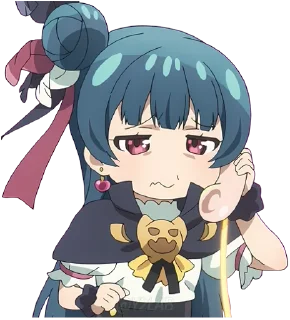 😰 emoji Genjitsu no Yohane @Y2LAB Telegram sticker 5 of 116