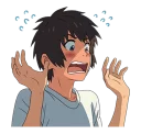 😱 emoji Kimi No Wa @KawaiiSticker Telegram sticker 13 of 85