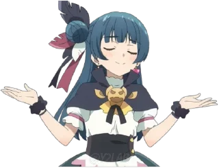 🤷‍♀️ emoji Genjitsu no Yohane @Y2LAB Telegram sticker 22 of 116