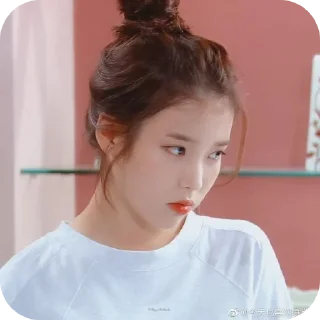 😞 emoji Lee IU 🫧 Telegram sticker 3 of 40