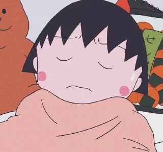 🌸 emoji Chibi Maruko Chan || @StickerAnimePack Telegram sticker 5 of 31