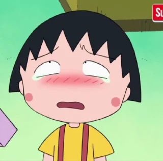 ❤️ emoji Maruko chan Telegram sticker 17 of 18