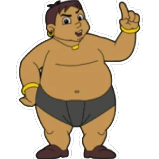 👆 emoji Chotta bheem 👉 @ptat7 Telegram sticker 18 of 20