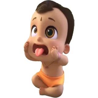 😜 emoji Sayana - Bheem Telegram sticker 14 of 43