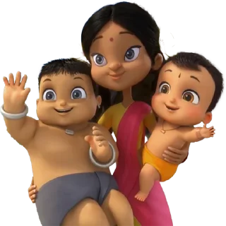 🖐 emoji Sayana - Bheem Telegram sticker 18 of 43
